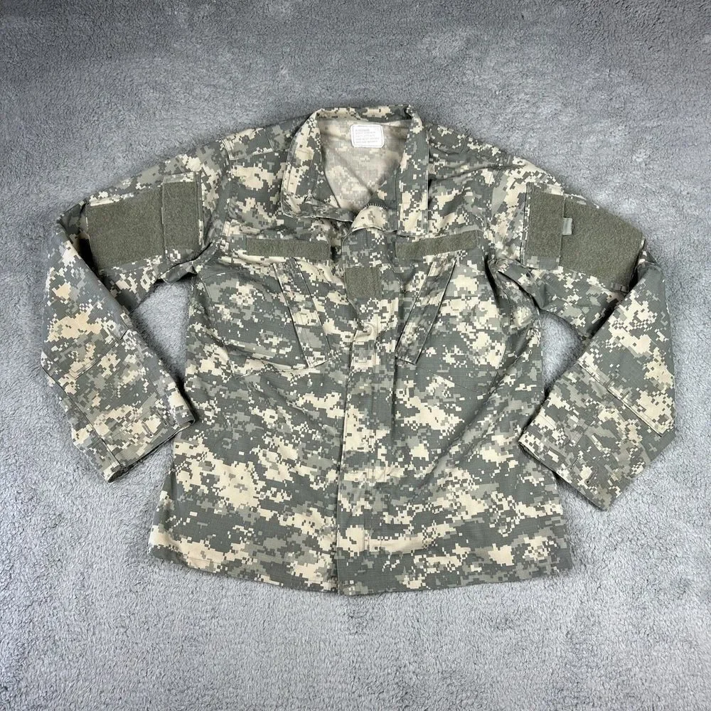 US Army ACU Combat Shirt Coat Digital Camo Top Tactical Ripstop 39 Regular